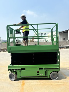 Plateforme élévatrice à ciseaux électrique chinoise de 9,8 m de hauteur de travail et 7,8 m de hauteur de plateforme à vendre - Product Image 3