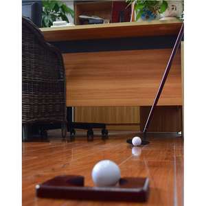 CATON ชุดไม้พัตเตอร์ตีกอล์ฟแบบพกพา, ชุดฝึกกอล์ฟพร้อมลูกที่จับและกระเป๋าถือสำหรับการเดินทาง/การฝึกในร่ม - Product Image 5