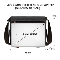 Vente en gros directe sac de messager pour hommes vintage toile pochette d'ordinateur porte-documents 15.6 pouces pour femmes sac à bandoulière robuste avec logo