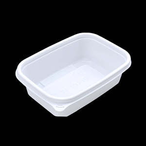 Boîte alimentaire réutilisable en PP de qualité supérieure, marque coréenne, blanche, compatible micro-ondes, pour le stockage et la conservation des aliments frais - Product Image 5