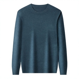 Pull à col rond pour homme, automne/hiver, mode décontractée, tricot chaud, SUPREX ENTERPRISES, acrylique/nylon/laine, simple - Product Image 1