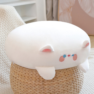 37x39x12cm 6Assort. Coussin de sol rond en billes de polystyrène, pouf de relaxation, coussin de yoga et de méditation, housse en peluche - Product Image 6