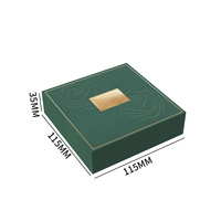 Boîte à bijoux créative Ciel et Terre, coffret cadeau personnalisé, emballage rigide portable et écologique avec gaufrage, boîte de rangement UV/Paillettes