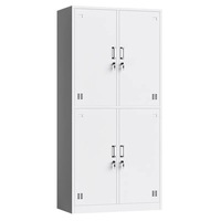 Armoire en acier moderne et simple, vestiaire pour le personnel, dortoir, casier multi-portes, salle de bain, vestiaire de gym, rangement pour vêtements, armoire à clé