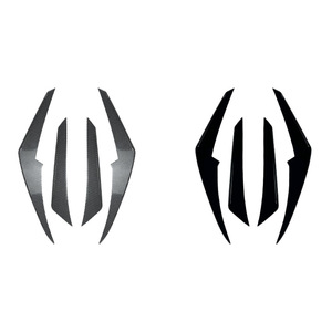 Calcomanías para Auto, Adhesivos para Ductos de Aire Laterales Delanteros, Textura de Fibra de Carbono Negro Piano, para BMW Serie 1, Serie 2, F70, F74, M Sport 2024+ - Product Image 1