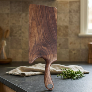 Tabla de Cortar Carne Grande con Mango de Madera, Tabla para Servir, Ecológica, Ligera, Resistente, para Uso en Camping y Alimentos - Product Image 1