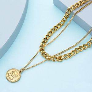 Hip Hop Necklace Jewelry Men <strong>Plug</strong> Gold African Mens Stainless Steel Hip Hop Necklace with Moissanite Custom Necklace Hip Hop - Product Image 2