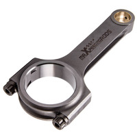 MaXpeedingrods H-Beam 4x Connecting Rods 150 mm untuk Mitsubishi 4G63 Eclipse Lancer EVO 4 - 9(7-Bolt) GEN 2