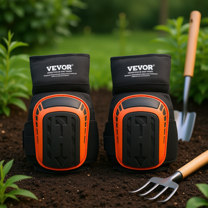 Ginocchiere in schiuma gel antiscivolo con chiusura a strappo per giardinaggio e costruzioni - Product Image 2