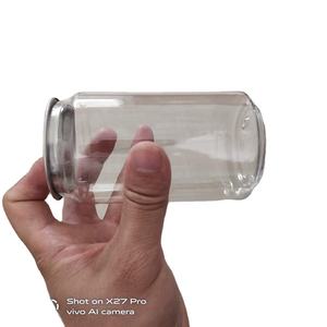 Bouteille en plastique PET de qualité alimentaire de 250/330/500 ml pour jus de fruits, soda, avec couvercle en aluminium facile à ouvrir - Product Image 1