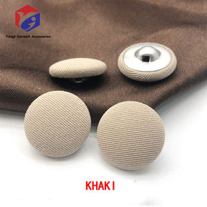 <strong>Buttons</strong> for Women Fabric Covered Satin Trim <strong>Buttons</strong> With Metal Shank <strong>Button</strong> for Children Kids Clothing Wedding Manufacture - Product Image 5