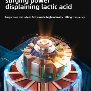 Anneau de massage à percussion sans fil personnalisé avec logo pour rééducation physique et relaxation musculaire des tissus profonds - Product Image 4