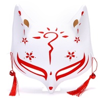Masque de mascarade LED Meiteda en forme de visage de panda, en PVC, pour fête, Halloween, remise de diplôme, effet lumineux DIY, motif/taille personnalisés