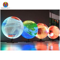 Diamètre 1M 1.5M 2M Grand Module Sphérique Intérieur Irrégulier Flexible P2 P2.5 P3 P4 P5 Boule Sphère Écran D'affichage Led À 360 Degrés