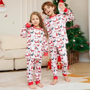 Pijamas de Natal com Estampa Completa de Renas, Conjunto de Pijamas Respirável e Macio para Adultos, 2 Peças para Mulheres - Product Image 6