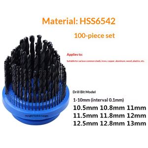 Bükümlü Matkap Kobalt İçeren Yüksek Hızlı Paslanmaz Çelik Titanyum Kaplama Özel Alüminyum Alaşımlı Ev Tipi Kombine Delme - Product Image 6