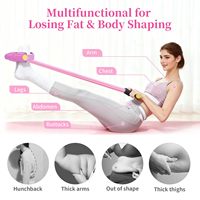 Banda de Resistencia Multifuncional Ajustable de TPE/NBR con 4 Tubos y Pedales para Entrenamiento de Resistencia, Cuerda para Abdominales, Marca Aofit, Modelo Personalizado