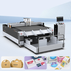 Découpeuse automatique CNC AOL 1612 pour <span class=keywords><strong>carton</strong></span>, autocollants et mousse avec couteau oscillant, garantie 3 ans - Product Image 2