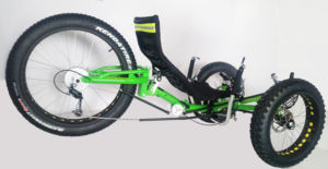 Triciclo Reclinato Tascabile da 20 Pollici in Alluminio a Tre Ruote per Adulti da Passeggio, Economico e in Offerta Speciale in Vendita - Product Image 4