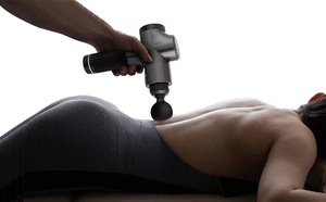 Venta Directa de Fábrica: Pistola Masajeadora de Fascia ABS para Fitness, Relajante Muscular con 6 Cabezales de Masaje y 30 Ajustes de Velocidad, Eléctrica para Uso Doméstico - Product Image 3