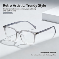 5013 TR Panel Legs - Monturas de Gafas de Aro Completo, Diseño Artístico Retro y Moderno para Uso Diario, Duraderas y Ligeras