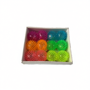 Dog Toy Glittering Spiky Transparent Ball 12Pcs For Pets Playtime Fun - Product Image 1