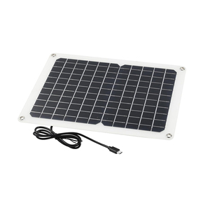 ALECTER APH-P86 5V 10W Paneles Solares Monocristalinos de Alto Rendimiento con Puerto Micro-USB/USB-C y Conector de Barril de 3.5mm, Color Negro - Product Image 2