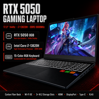Laptop I7 Generasi ke-13 NH60 17.3 Inci 1920x1080 144Hz Intel Core I7-13620H RTX5050 8GB DDR5 64GB Windows 11 Notebook Gaming