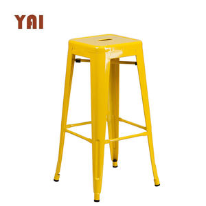 <span class=keywords><strong>Chaise</strong></span> de bar en fer antique, tabouret haut, original, pour café, salle à manger, commerce, hôtel, en métal, - Product Image 6