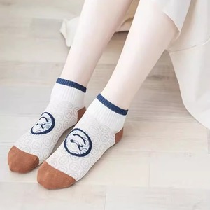Smiley Face Ankle Socks Women Breathable Cotton Short Socks Summer Spring Autumn Low Cut Trendy Casual Style - Product Image 4