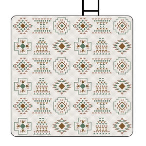 2*2m Packbare Camping-Wander matte im böhmischen Stil Tragbare Decke Wasserdicht für Picknicks am Strand - Product Image 1