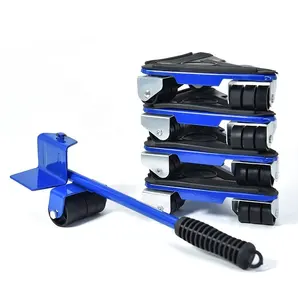 Möbel Movers & Lifter 4er Pack 3 Räder Stahl möbel Dolly Set Hoch leistungs möbel Lifter Moving Dolly 360 Grad Roller