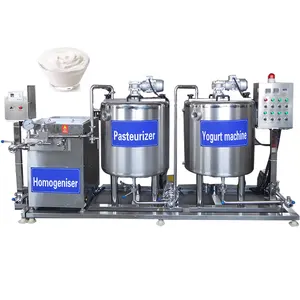 Máquina de fermentação de yogurte de grau alimentício, linha grega de 200l