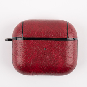 Funda de cubo cuadrado de cuero genuino para Airpod <span class=keywords><strong>6</strong></span> 1 2 Pro - Product Image 3
