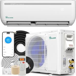 Climatiseur mini-split YITAHOME 12000 BTU, pompe à chaleur, 20 SEER2, 115V, Inverter, sans conduit, refroidit jusqu'à 750 pieds carrés - Product Image 1