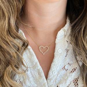 Collar con Colgante de Corazón de Circonita Cúbica, Joyería de Moda para Mujer, Regalo de San Valentín <span class=keywords><strong>2026</strong></span>, Varias Formas Geométricas - Product Image 2