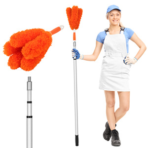 Kính thiên văn sợi nhỏ bàn chải với phần mở rộng cực tái sử dụng lông khăn lau bụi cho hộ gia đình làm sạch - Product Image 3