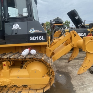 รถดันดิน SHANTUI SD16L สำหรับพื้นที่ชุ่มน้ำ 160 แรงม้า รถดันดินแบบตีนตะขาบสำหรับพื้นที่ลุ่มน้ำ เครื่องจักรก่อสร้าง - Product Image 6