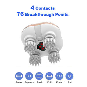 Diseño atractivo de moda Metal barato personalizado mascota Eletronic gato cuero cabelludo mano cabeza masaje gato cabeza masaje músculo masajeador - Product Image 2