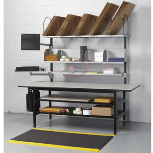 Packing <strong>Table</strong> with Pc Stand and Paper Cutter - Product Image 6