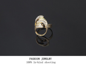 Boucles d'oreilles en plaqué or, colliers, bague, Bracelet, ensembles de bijoux de mariée pour femmes, mode Offre Spéciale - Product Image 5