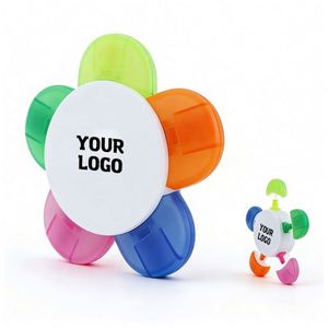 Stylo surligneur personnalisé triangulaire avec impression de logo, cadeau promotionnel de papeterie, cadeaux promotionnels personnalisés - Product Image 1