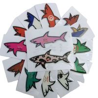 NOUVEAU Blnieece Paul Et Shark Autocollants en PVC Imperméables Personnalisés pour Téléphones Mobiles – Vente en Gros Usine