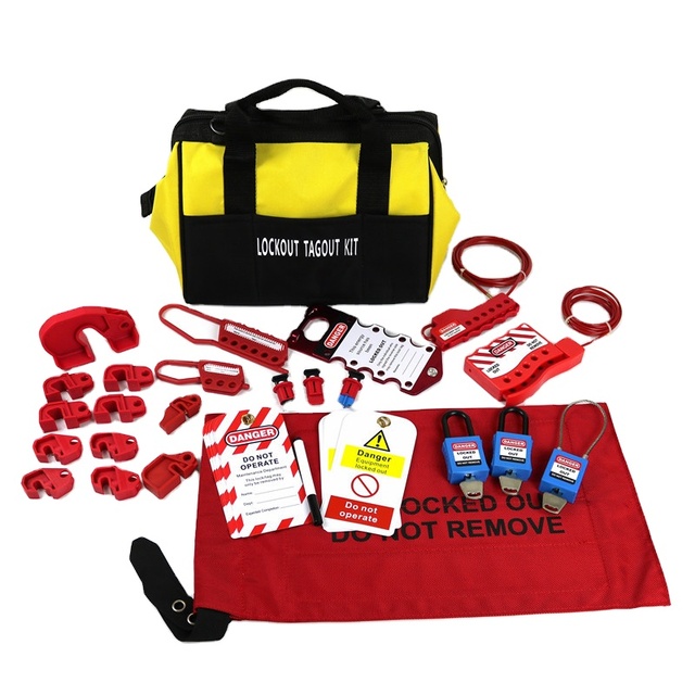 NT-LG42 Durable Electrical Safety Lockout/Tagout Station Kits Combination LOTO Group Locking Key Unlock CE/ROHS/ISO Certified