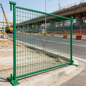 Panneaux de clôture de chantier YC à bas prix au Canada, robustes, thermolaqués, clôture temporaire sûre, panneaux de clôture de chantier au Canada - Product Image 2