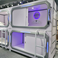 Nouveau lit double design Space Capsule Bed avec TV multifonctionnelle et jeux