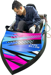 2025 alta velocità su ordinazione di alta qualità sport acquatici elettrici adulti piccolo <span class=keywords><strong>Jet</strong></span> Boat 15KW 20KW Go-Kart barca, con CE MSDS - Product Image 2