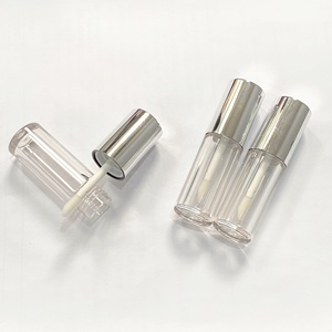 1ml 4ml 5 ml 8ml 10ml vide bleu Doe pied brillant à lèvres Tubes <span class=keywords><strong>de</strong></span> goût emballage argent 5 ml - Product Image 3
