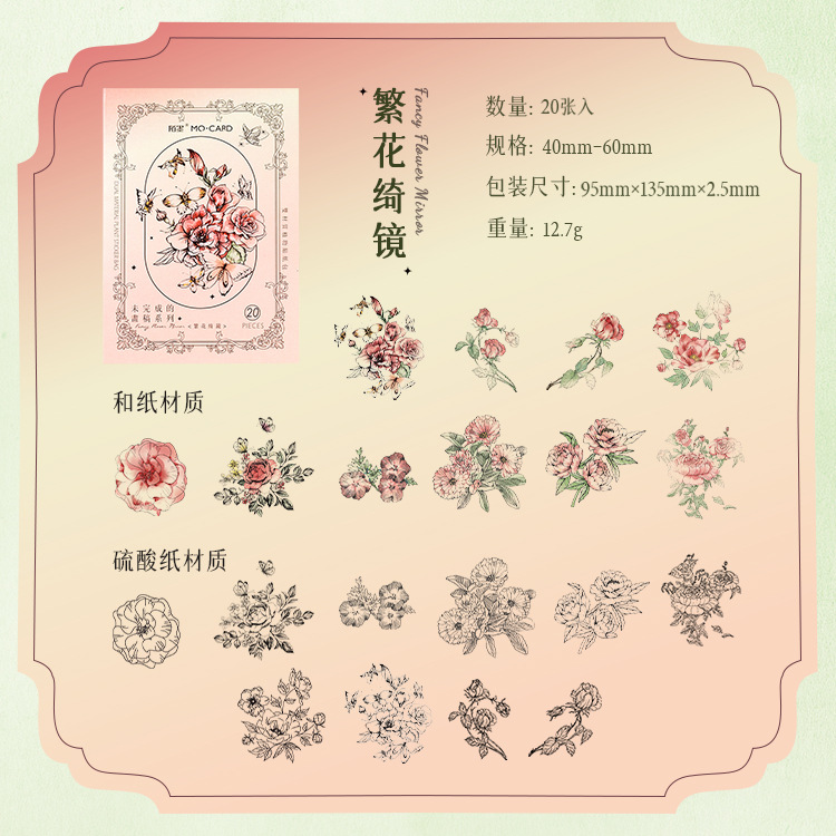 B Beautiful mirror of flowers