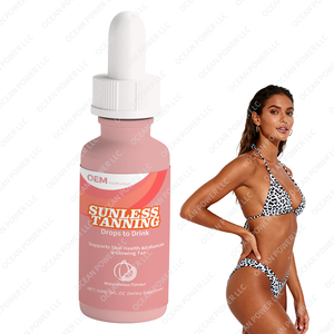 Hot-Selling Watermelon Flavor Sun Kissed Natural <b>Glow</b> Supports Skin Wellness Sunless Oral Tanning Mouth <b>Drops</b> Drink - Product Image 1